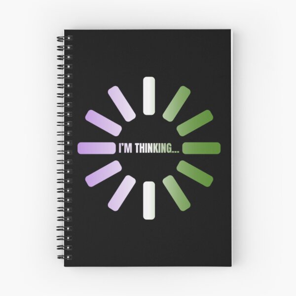 Item preview, I'm Thinking, Genderqueer pride flag graphic, Pride Loading Graphic, Gay Pride Festival, Gay Festival, Love is love, Pride, Funny, Rainbow Pride,  Humor, Pride Humor, Pride Funny,  designed and sold by PrideBeProud.