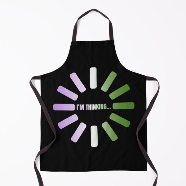 Item preview, I'm Thinking, Genderqueer pride flag graphic, Pride Loading Graphic, Gay Pride Festival, Gay Festival, Love is love, Pride, Funny, Rainbow Pride,  Humor, Pride Humor, Pride Funny,  designed and sold by PrideBeProud.