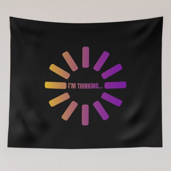 Item preview, I'm Thinking, Intersex pride flag graphic, Pride Loading Graphic, Gay Pride Festival, Gay Festival, Love is love, Pride, Funny, Rainbow Pride,  Humor, Pride Humor, Pride Funny,  designed and sold by PrideBeProud.