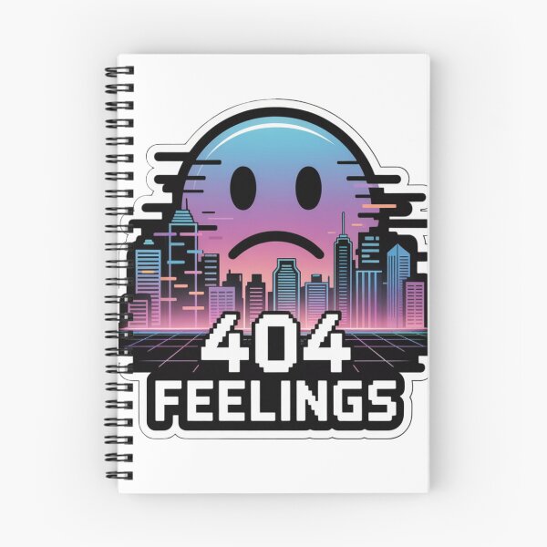 Item preview, 404 Feelings – Glitched City Sticker for Digital Numbness Ultra Gift Drop: Summer Edition designed and sold by Imaginarium of Chaos falcon88 .
