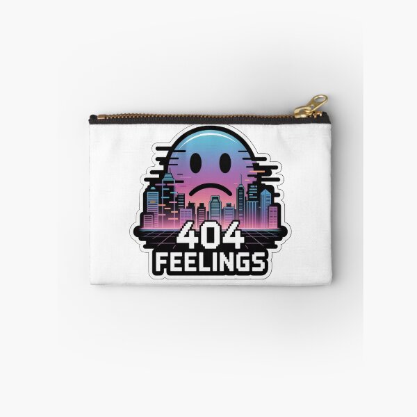 Item preview, 404 Feelings – Glitched City Sticker for Digital Numbness Ultra Gift Drop: Summer Edition designed and sold by Imaginarium of Chaos falcon88 .