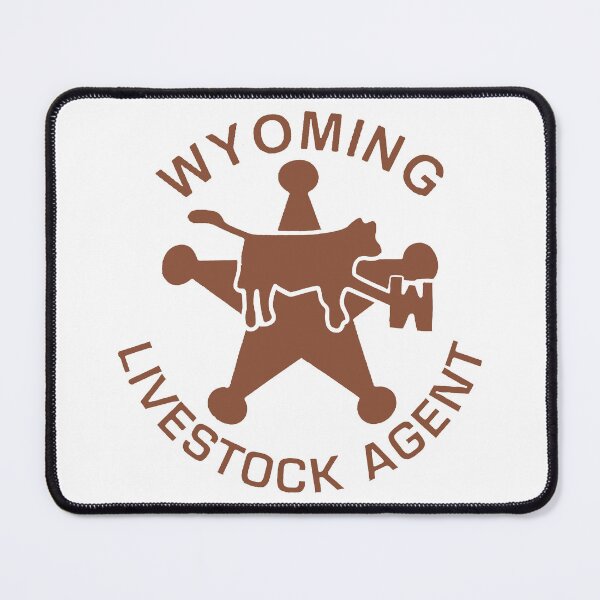Item preview, LiveStock Agent; Wyoming; designed and sold by StickerApe.