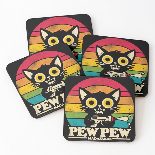 Item preview, Pew Pew Madafakas cat designed and sold by SpeakingPrint2.