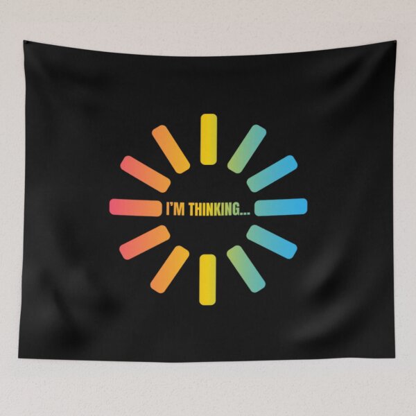 Item preview, I'm Thinking, Pansexual pride flag graphic, Pride Loading Graphic, Gay Pride Festival, Gay Festival, Love is love, Pride, Funny, Rainbow Pride,  Humor, Pride Humor, Pride Funny,  designed and sold by PrideBeProud.