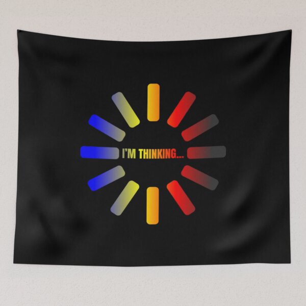 Item preview, I'm Thinking, Polyamory pride flag graphic, Pride Loading Graphic, Gay Pride Festival, Gay Festival, Love is love, Pride, Funny, Rainbow Pride,  Humor, Pride Humor, Pride Funny,  designed and sold by PrideBeProud.