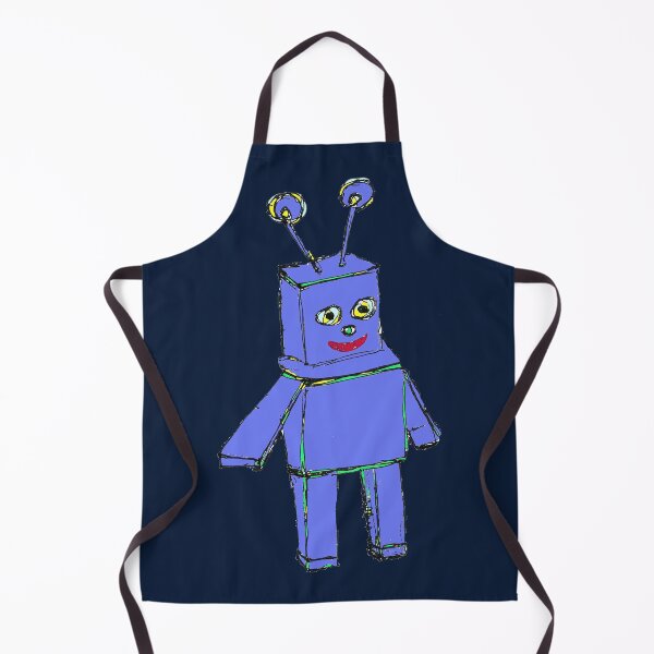 Item preview, Blue Robot Smile designed and sold by SpieklyArt.
