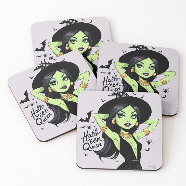 Item preview, Halloween Queen! Halloween witch cool cute design designed and sold by Vintage Designs +.