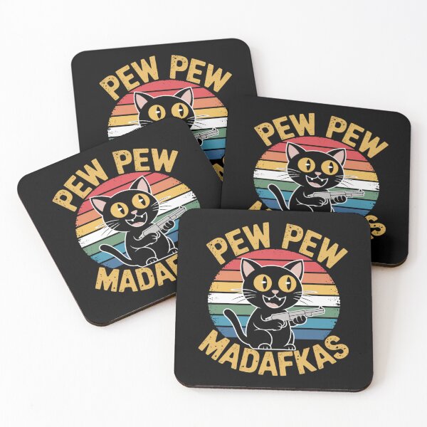 Item preview, Pew Pew Kitty Madaffks designed and sold by SpeakingPrint2.