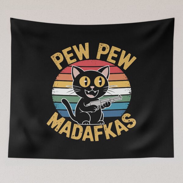 Item preview, Pew Pew Kitty Madaffks designed and sold by SpeakingPrint2.