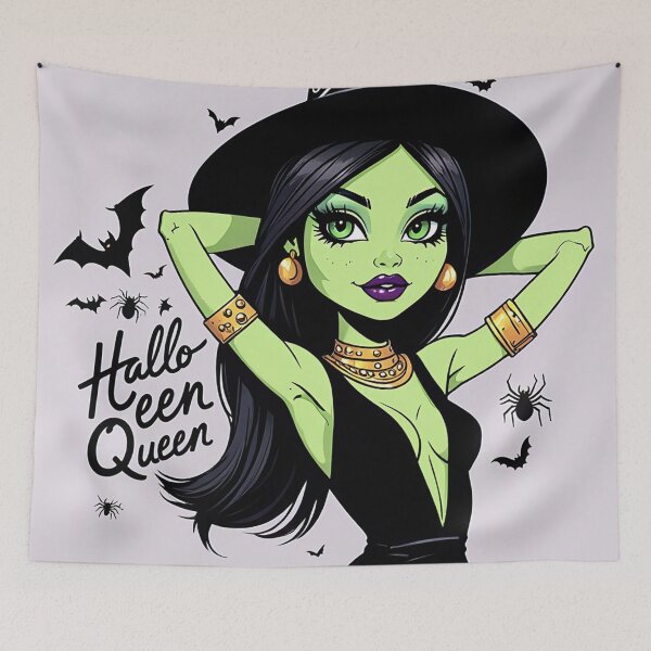 Item preview, Halloween Queen! Halloween witch cool cute design designed and sold by Vintage Designs +.