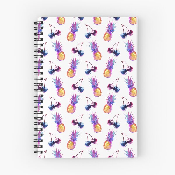 Item preview, Watercolor Pineapple and Cherry.  Bright Tropical Fruit Pattern in Artistic Style designed and sold by Anastasiia Yurevych.