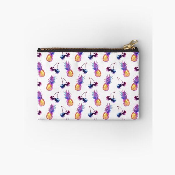 Item preview, Watercolor Pineapple and Cherry.  Bright Tropical Fruit Pattern in Artistic Style designed and sold by Anastasiia Yurevych.