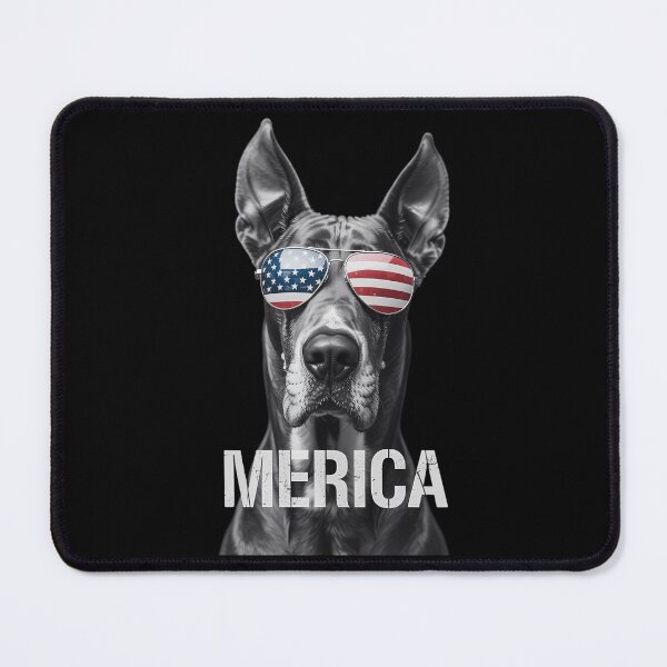 Item preview, Doberman Merica 4th of July American Flag Sunglasses designed and sold by brynatshop.