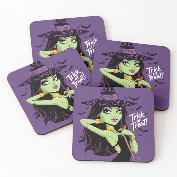 Item preview, Trick or Treat! Halloween witch cool cute design designed and sold by Vintage Designs +.
