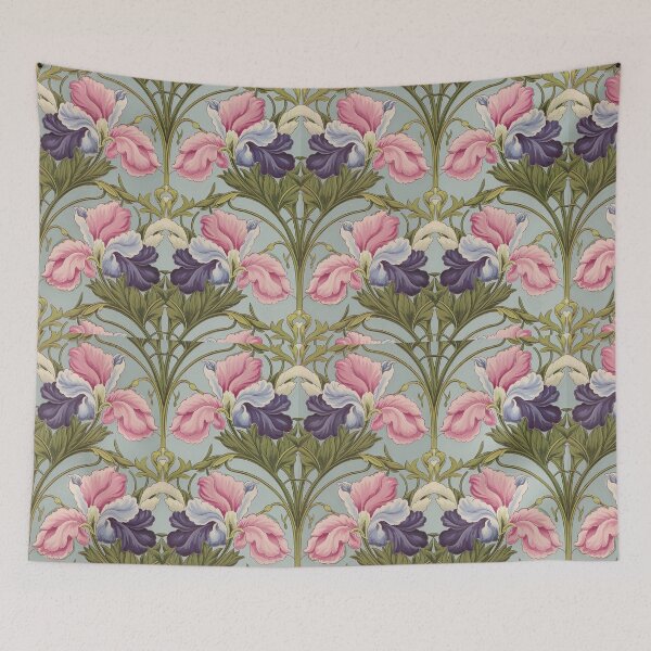 Item preview, William Morris Sweet Pea Floral pattern painting designed and sold by Tamas Das.