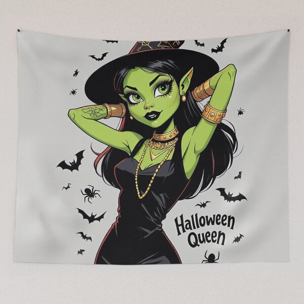 Item preview, Halloween Queen! Halloween witch cool cute design designed and sold by Vintage Designs +.
