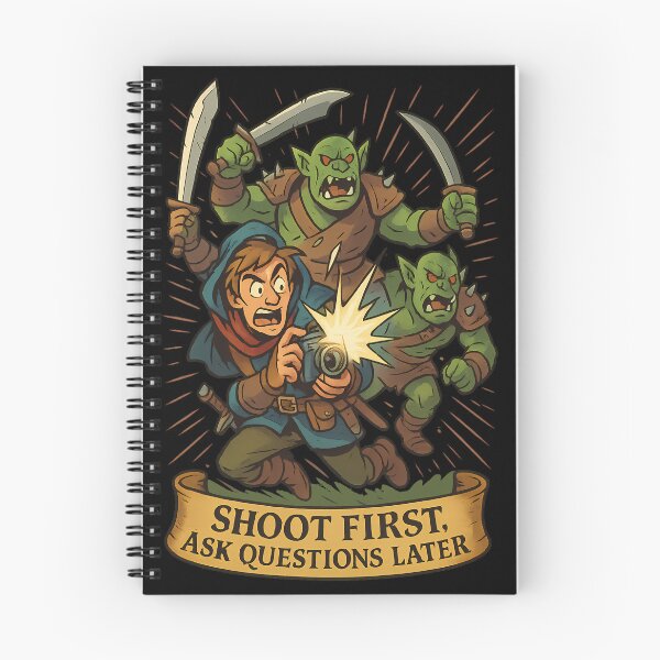 Item preview, Shoot First, Ask Questions Later designed and sold by 2357 Designs.