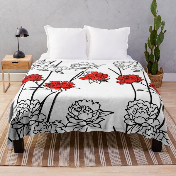 Item preview, Handcrafted Peony Texture — Vintage Floral Sketch designed and sold by HEADMADE-TV.