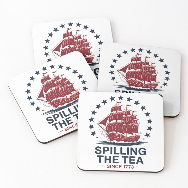 Item preview, Funny 4th Of July Spilling The Tea Since 1773 Fourth of July designed and sold by brynatshop.