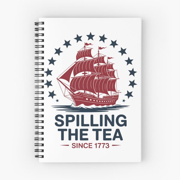 Item preview, Funny 4th Of July Spilling The Tea Since 1773 Fourth of July designed and sold by brynatshop.