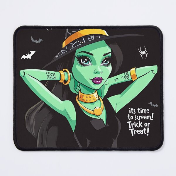 Item preview, Its time to screamTrick or Treat! Halloween witch cool cute design designed and sold by Vintage Designs +.