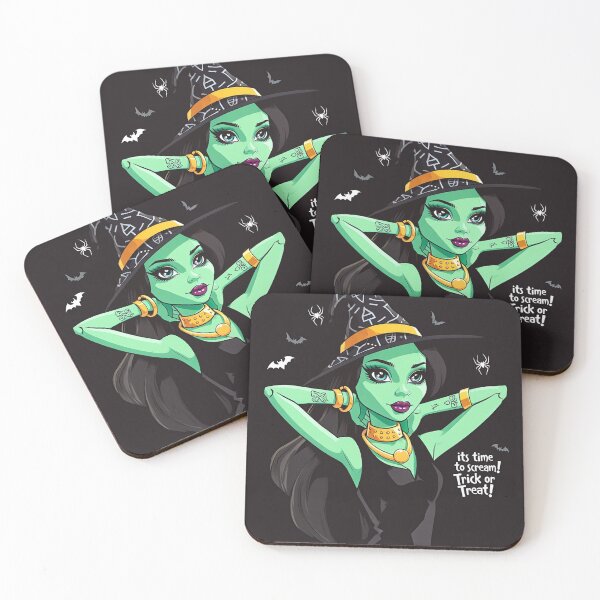 Item preview, Its time to screamTrick or Treat! Halloween witch cool cute design designed and sold by Vintage Designs +.