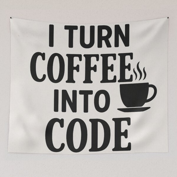 Item preview, I Turn Coffee Into Code designed and sold by SmashingDeals.