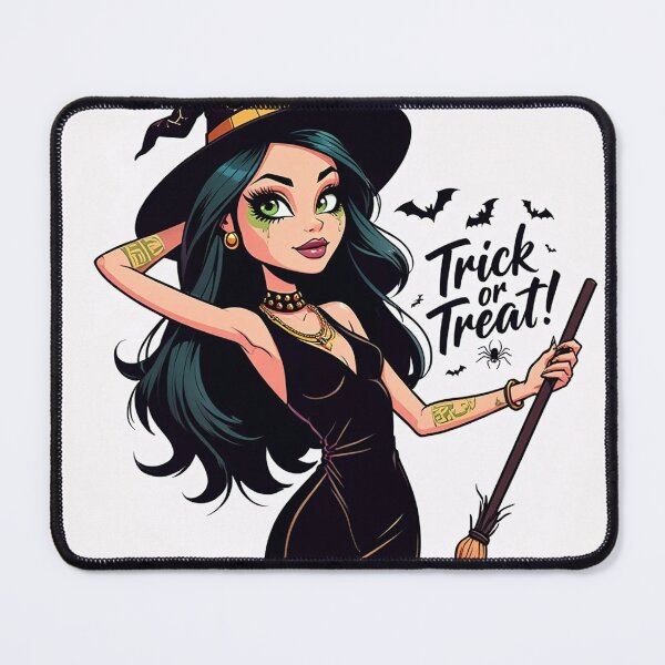 Item preview, Trick or Treat! Halloween witch cool cute design designed and sold by Vintage Designs +.