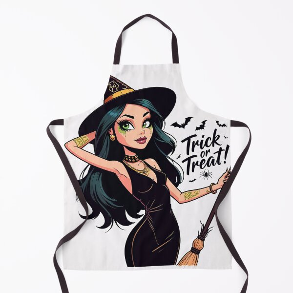 Item preview, Trick or Treat! Halloween witch cool cute design designed and sold by Vintage Designs +.