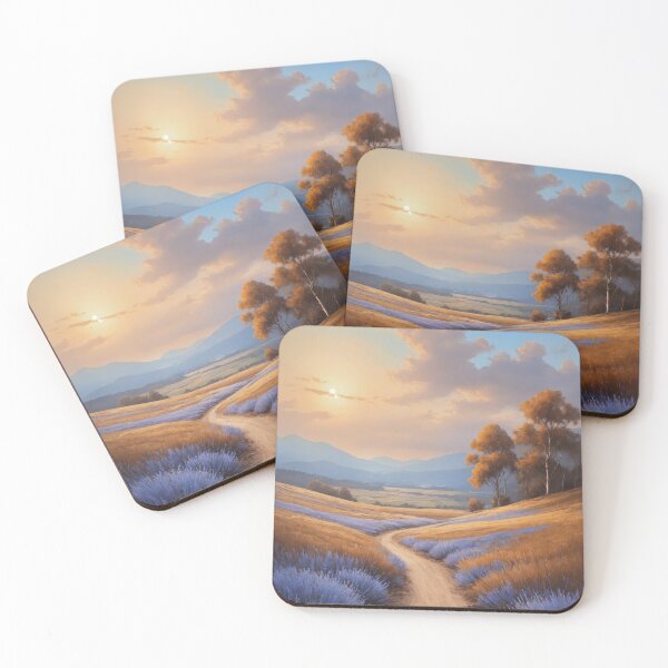 Item preview, Lavender Fields at Golden Hour designed and sold by REPTISLAV.