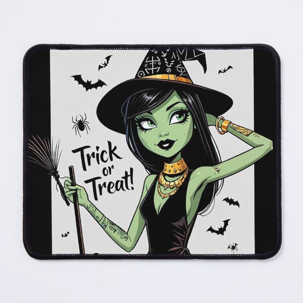 Item preview,  Trick or Treat! Halloween witch cool cute design designed and sold by Vintage Designs +.