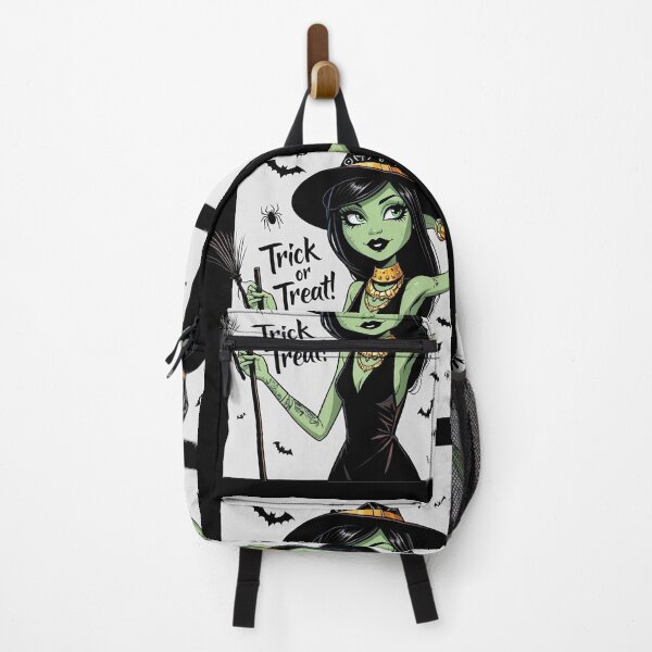Item preview, Trick or Treat! Halloween witch cool cute design designed and sold by Vintage Designs +.