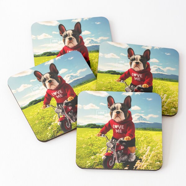 Item preview, [ME] French Bulldog Moto Rider (love me in Japan) designed and sold by S9View.