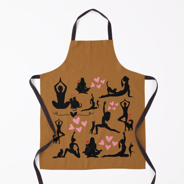 Item preview, Yoga with Meow Pattern designed and sold by HappyHavenStu.