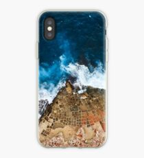 Un tir aérien des marais salants à Marsaskala Malte Coque et skin iPhone