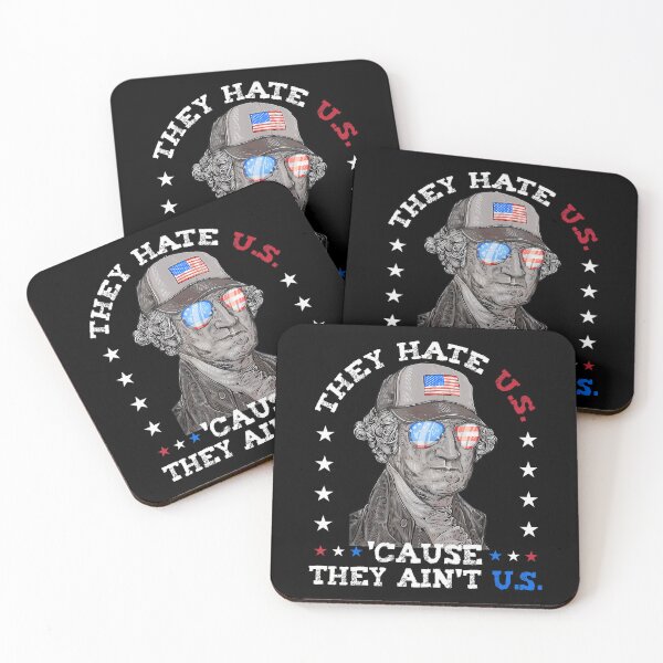 Item preview, They Hate Us Cuz They Ain't Us USA American Flag 4Th Of July Retro designed and sold by Cute-Collection.