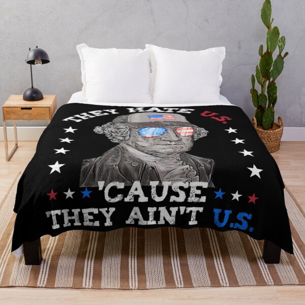 Item preview, They Hate Us Cuz They Ain't Us USA American Flag 4Th Of July Retro designed and sold by Cute-Collection.