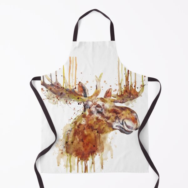 Item preview, Watercolor Moose Head designed and sold by caracatita75.
