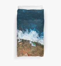 Funda nórdica Una toma aérea de las salinas en Marsaskala Malta