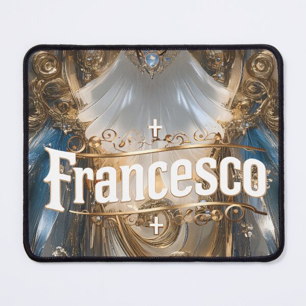 Item preview, Francesco Name Dove Design - Holy Spirit Gold Blue Religious Art designed and sold by midmonty.