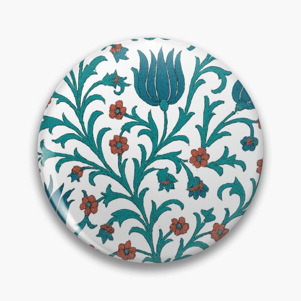 Item preview, Traditional Turkish Iznik Tile Floral Pattern  designed and sold by Rushurban.