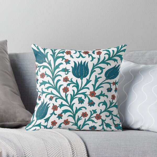 Item preview, Traditional Turkish Iznik Tile Floral Pattern  designed and sold by Rushurban.