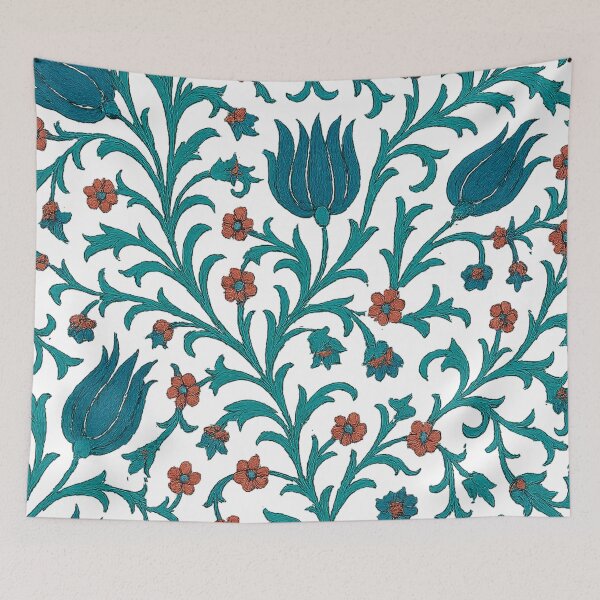 Item preview, Traditional Turkish Iznik Tile Floral Pattern  designed and sold by Rushurban.