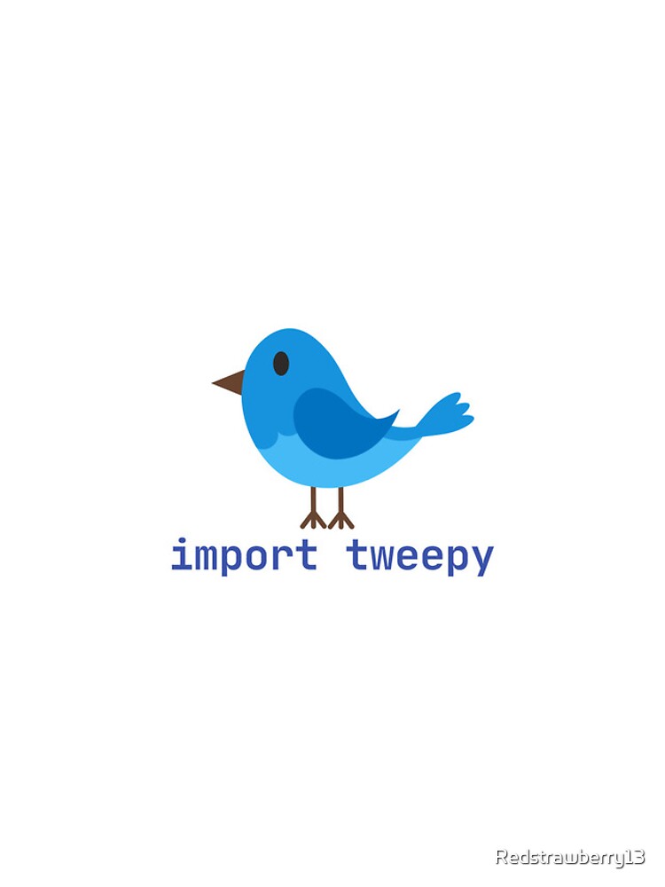 Thumbnail 4 of 4, iPhone Case, import tweepy – Python Library designed and sold by Redstrawberry13.