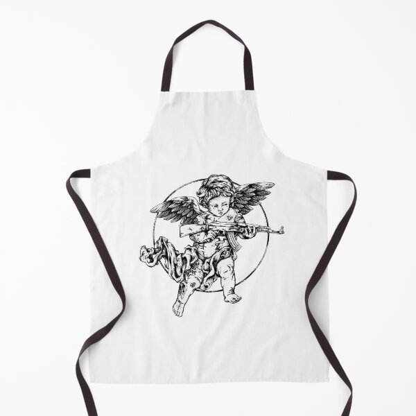 Item preview, Saint Kalashnikino, Patron of Warning Shots designed and sold by Pirate-Printer.