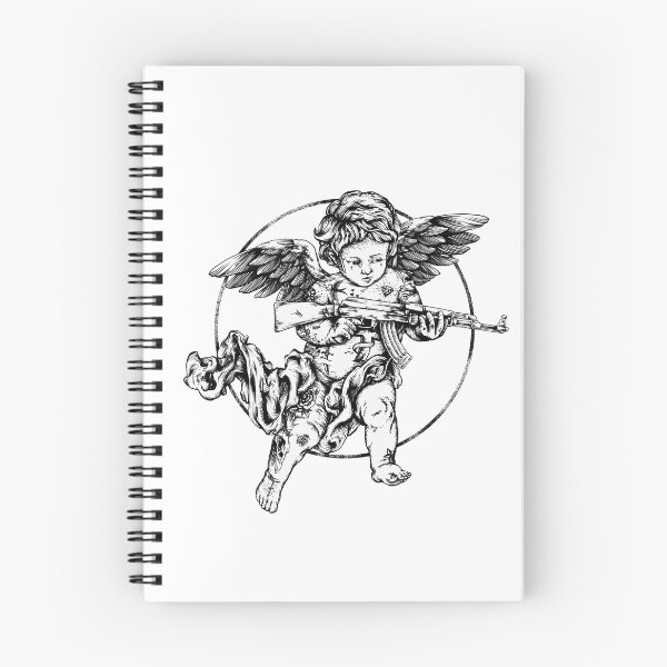 Item preview, Saint Kalashnikino, Patron of Warning Shots designed and sold by Pirate-Printer.