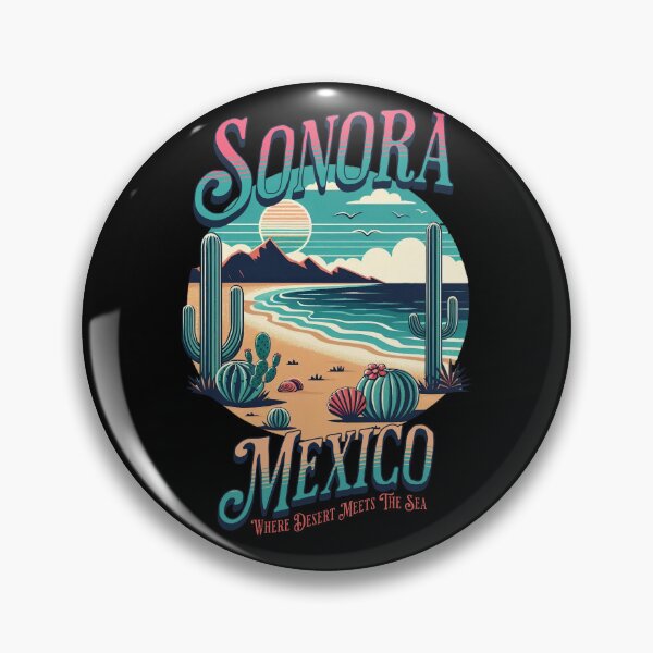 Item preview, Sonora Mexico Where Desert Meets The Sea Vintage Style designed and sold by DarekShop.