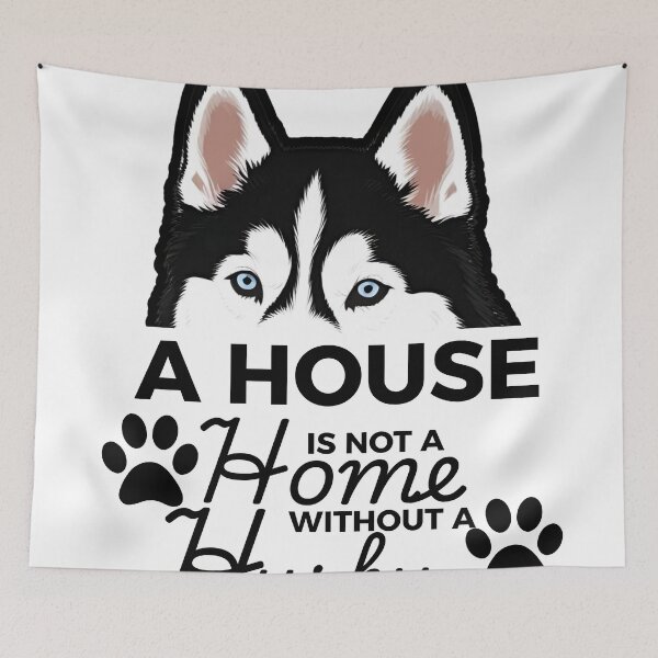 Item preview, Siberian Husky Ears – A House Is Not a Home Without a Siberian Husky designed and sold by GoodyPaws.