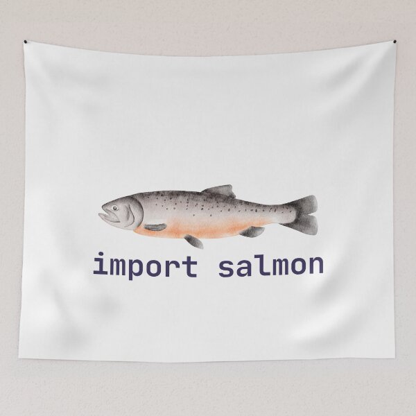 Item preview, import salmon – Lightweight Python Library for Efficient Data Processing designed and sold by Redstrawberry13.