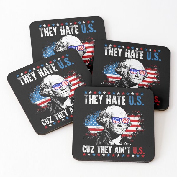 Item preview, They Hate Us Cuz They Ain't Us USA American Flag 4Th Of July Vintage designed and sold by Cute-Collection.